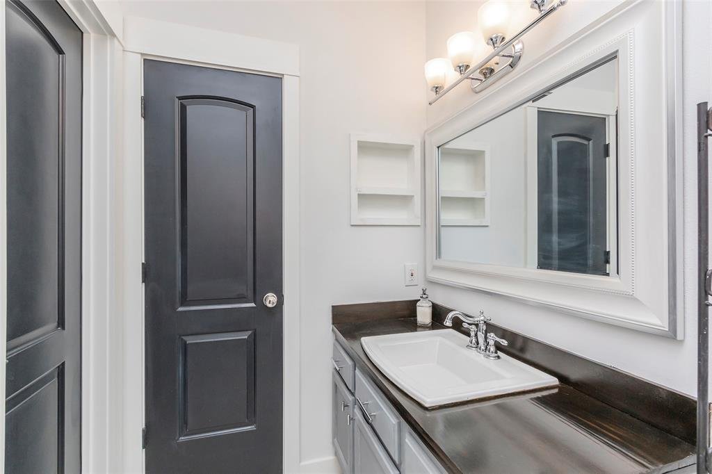 finished bathroom remodel image